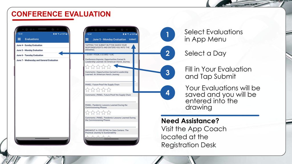 Evaluations slide